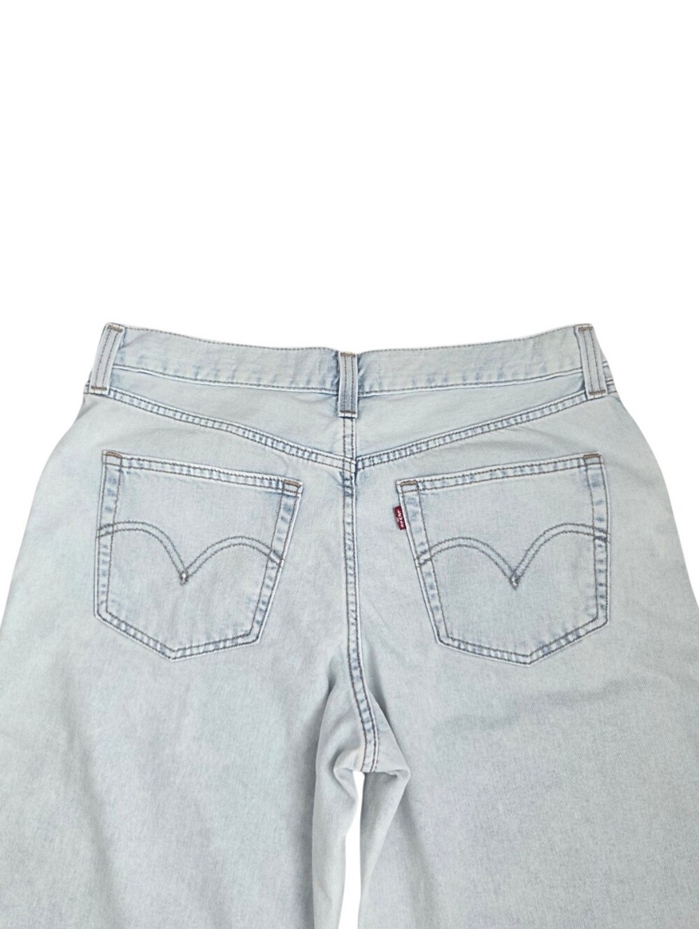 Levi's Baggy Wide Leg Denim Jeans Light Wash Women's Size 31 - Picture 4 of 10